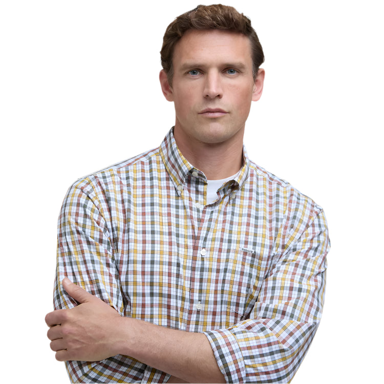 Barbour Hallhill Performance Shirt - Rust