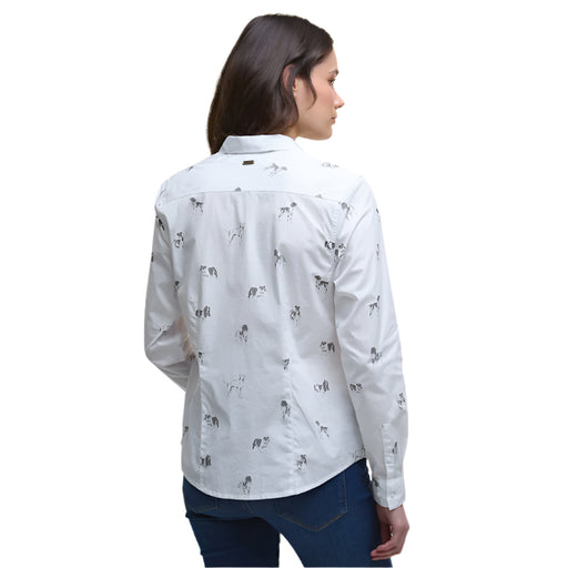 Barbour Ladies Brambles Shirt - Dog Print