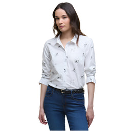 Barbour Ladies Brambles Shirt - Dog Print