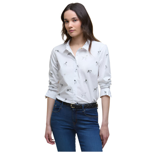 Barbour Ladies Brambles Shirt - Dog Print