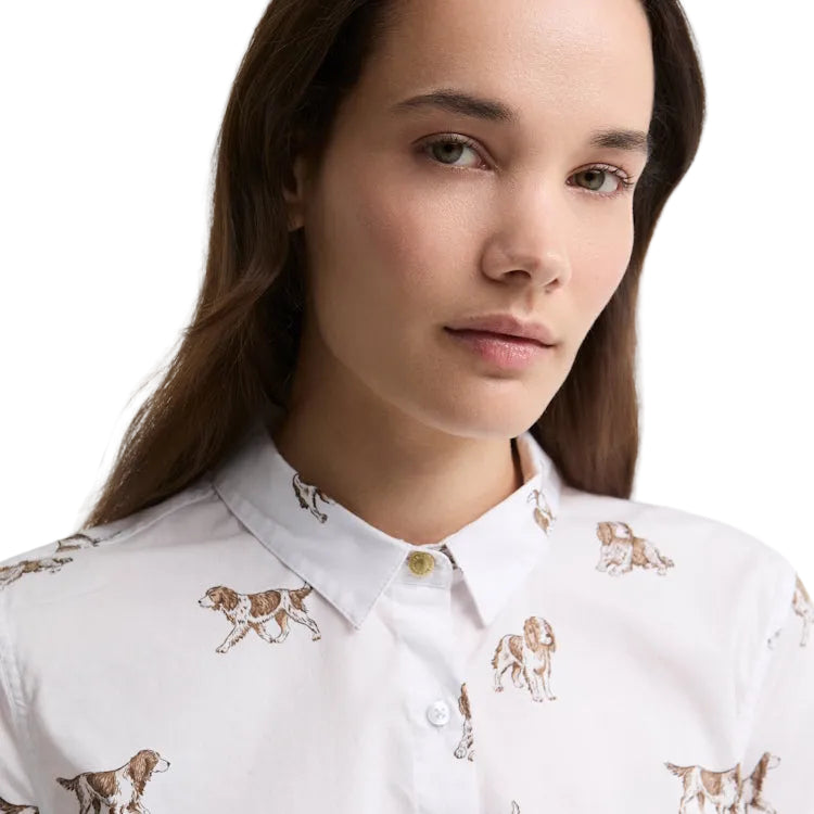 Barbour Ladies Brambles Shirt - Multi Dog