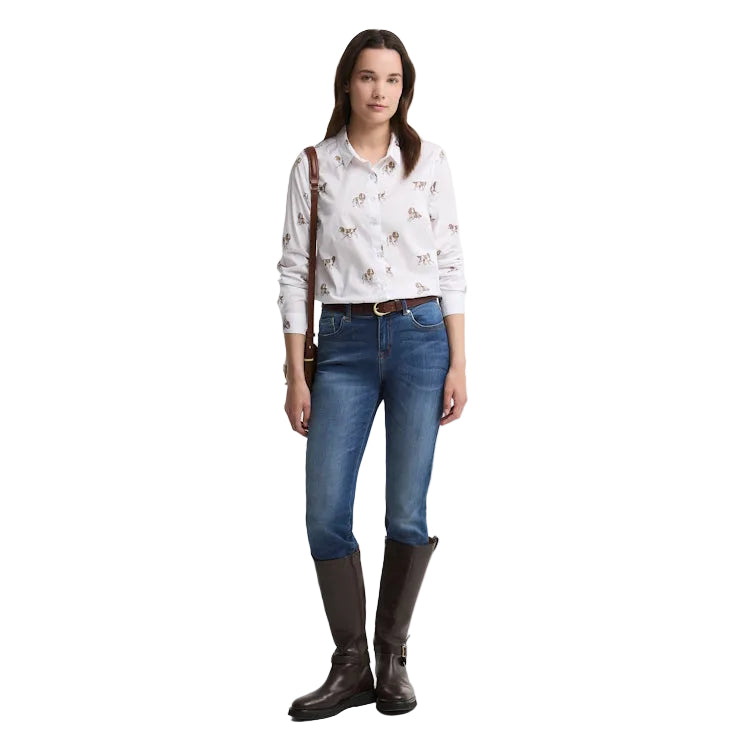 Barbour Ladies Brambles Shirt - Multi Dog