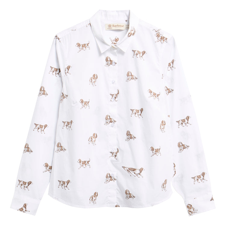 Barbour Ladies Brambles Shirt - Multi Dog