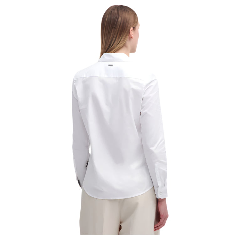 Barbour Ladies Derwent Shirt - White/Hessian Tartan