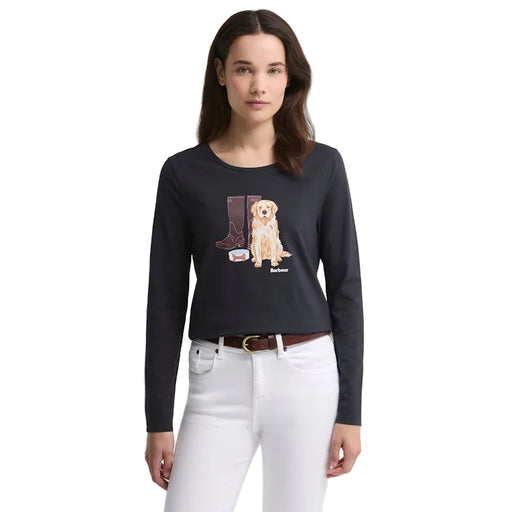 Barbour Ladies Hedley T-Shirt - Dark Navy