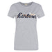Barbour Ladies Southport T-Shirt - Light Grey Marl
