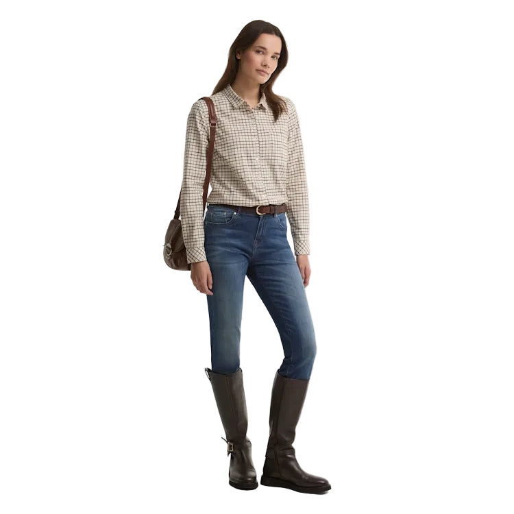Barbour Ladies Woodside Check Shirt - Birch Tattersall