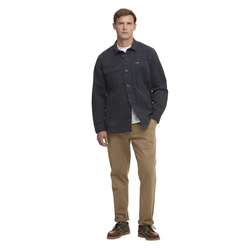 Barbour Lingfield Canvas Overshirt - Navy