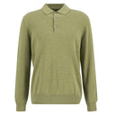 Barbour Pima Cotton Knitted Polo Shirt - Laurel Green