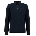 Barbour Pima Cotton Knitted Polo Shirt - Navy