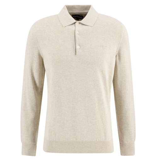 Barbour Pima Cotton Knitted Polo Shirt - Neutral