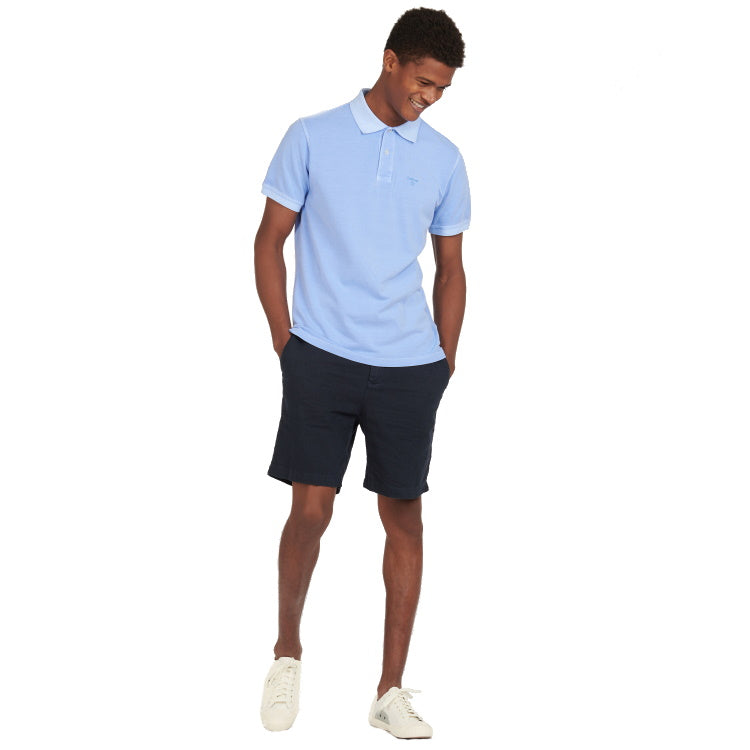 Barbour Washed Sports Polo - Sky