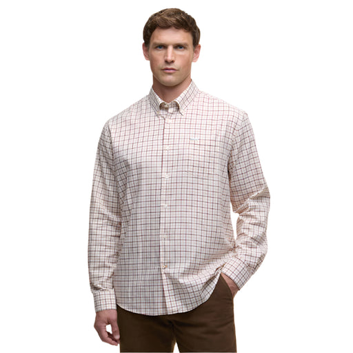 Barbour Preston Regular Tattersall Shirt - Fired Brick