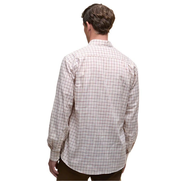 Barbour Preston Regular Tattersall Shirt - Fired Brick