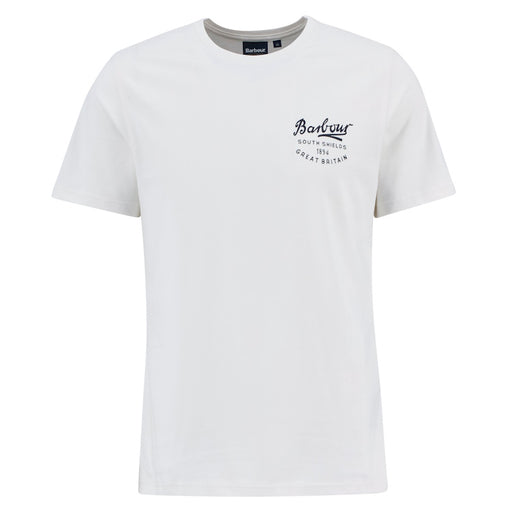 Barbour Script Graphic T-Shirt - Whisper White
