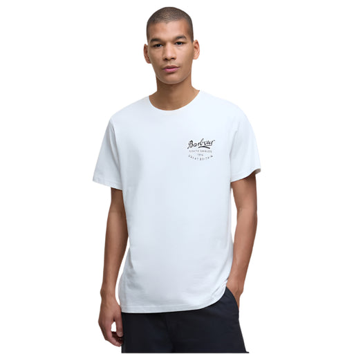Barbour Script Graphic T-Shirt - Whisper White