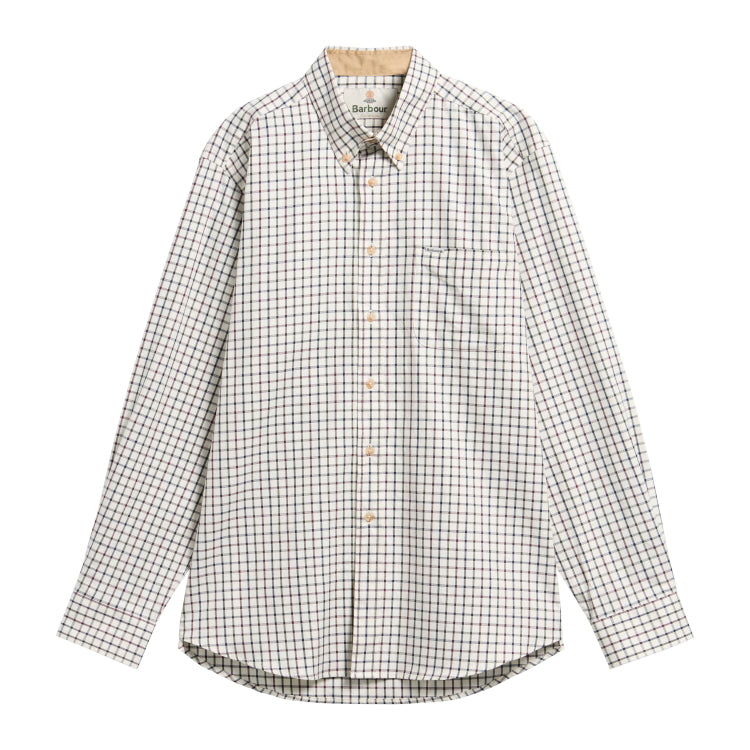 Barbour Sporting Tattersall Shirt - Dark Bordeaux