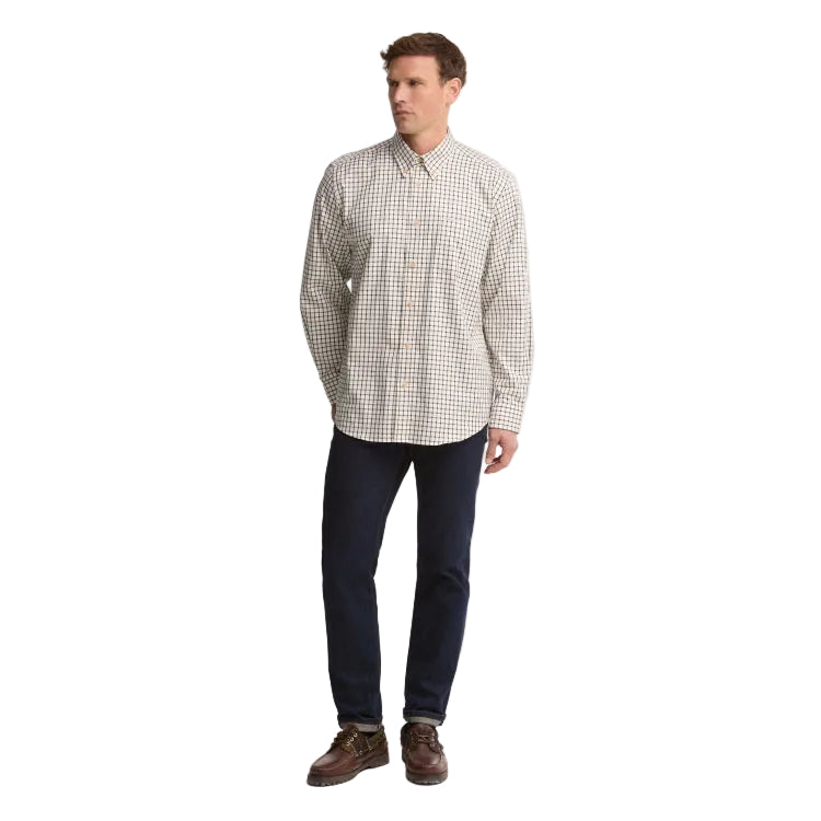 Barbour Sporting Tattersall Shirt - Dark Bordeaux