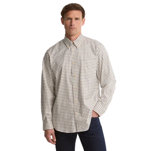 Barbour Sporting Tattersall Shirt - Dark Bordeaux