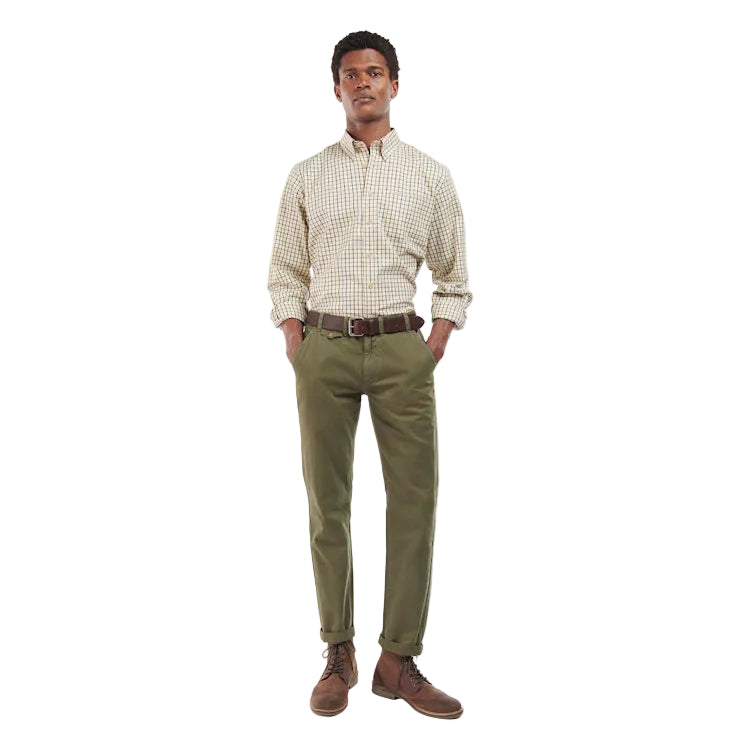 Barbour Sporting Tattersall Shirt - Navy/Olive