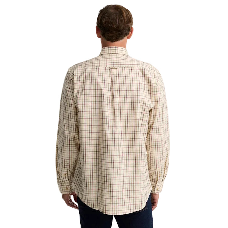 Barbour Sporting Tattersall Shirt - Red/Khaki