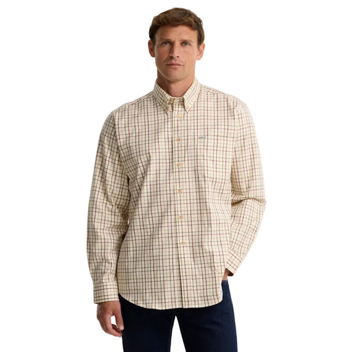 Barbour Sporting Tattersall Shirt - Red/Khaki