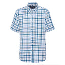 Barbour Glover Short Sleeved Linen Blend Regular Fit Shirt - Navy