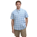 Barbour Glover Short Sleeved Linen Blend Regular Fit Shirt - Navy