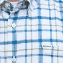 Barbour Glover Short Sleeved Linen Blend Regular Fit Shirt - Navy