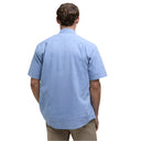 Barbour Nelson Short Sleeved Linen Blend Regular Fit Shirt - Blue