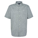 Barbour Nelson Short Sleeved Linen Blend Regular Fit Shirt - Olive