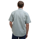Barbour Nelson Short Sleeved Linen Blend Regular Fit Shirt - Olive