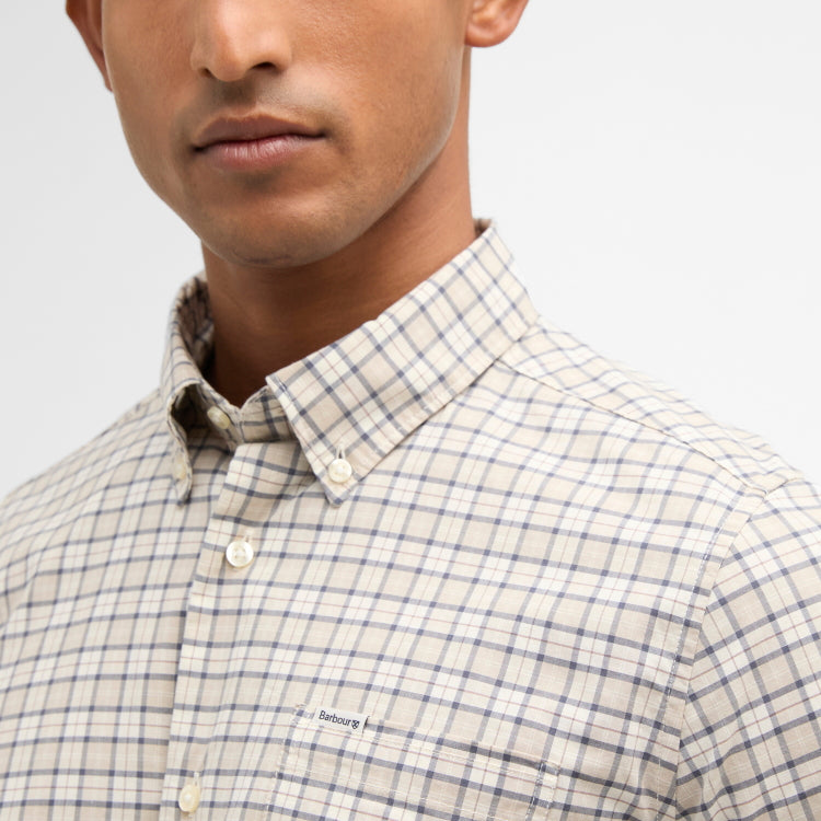 Barbour Lomond Tailored Tartan Shirt - Oban Mist Tartan
