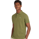 Barbour Tartan Pique Polo Shirt - Burnt Olive