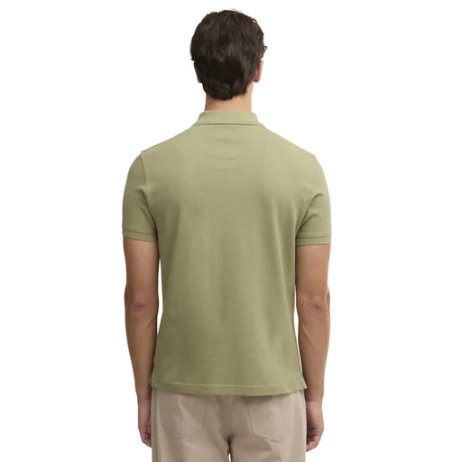 Barbour Tartan Pique Polo Shirt - Laurel Green