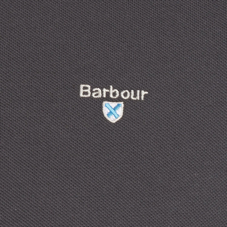 Barbour Tartan Pique Polo Shirt - Navy/Dress