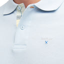 Barbour Tartan Pique Polo Shirt - Niagara Mist