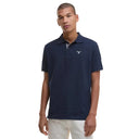 Barbour Tartan Pique Polo Shirt - New Navy