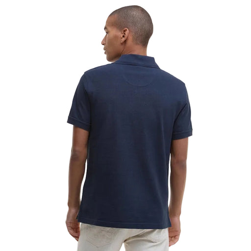 Barbour Tartan Pique Polo Shirt - New Navy