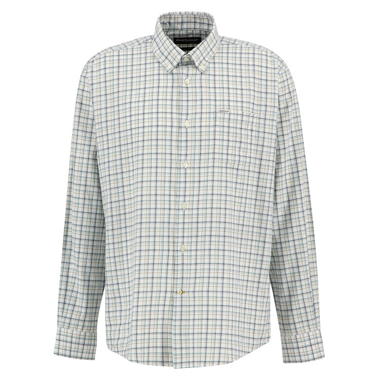 Barbour Ashton Regular Tattersall Shirt - Mallard Green