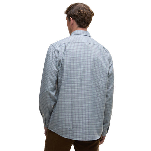Barbour Fenn Regular Thermo Weave Gingham Shirt - Mallard Green
