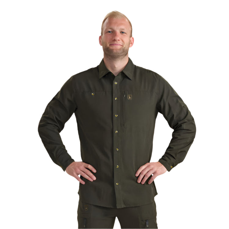 Deerhunter Canopy Shirt - Forest Green