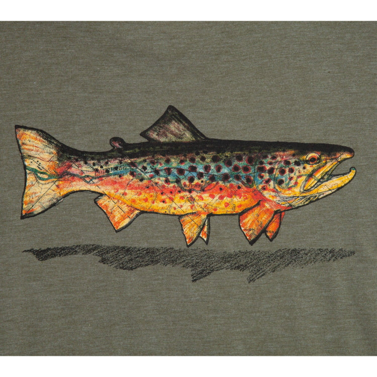 Fishpond Local T-Shirt - Olive - John Norris