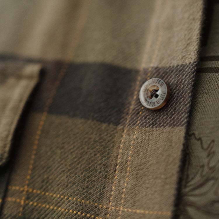 Harkila Asmund L/S Shirt - Beech Green Check
