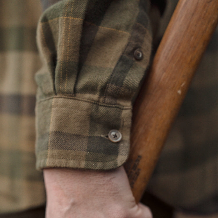 Harkila Asmund L/S Shirt - Beech Green Check