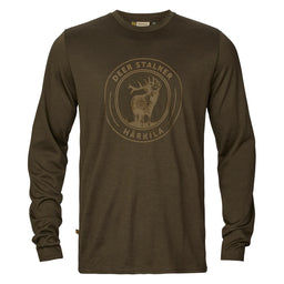 Harkila Game L/S T-Shirt - Willow Green Stag