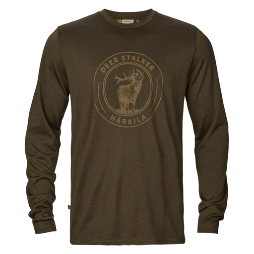 Harkila Game L/S T-Shirt - Willow Green Stag