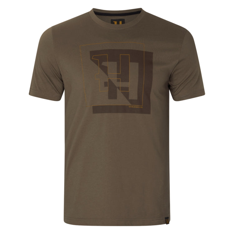 Harkila H-Logo S/S T-Shirt - Major Brown