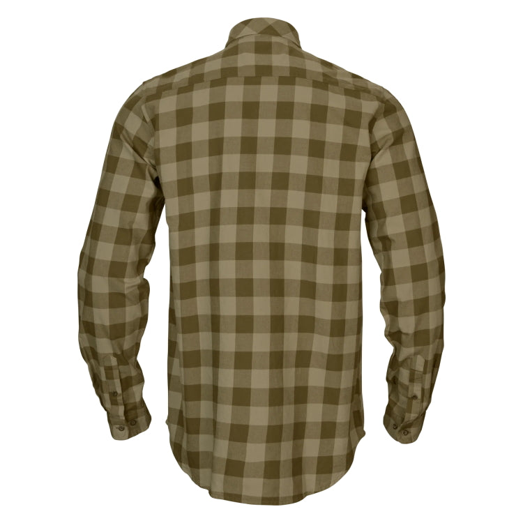 Harkila Scandinavian L/S Shirt - Dark Olive Check
