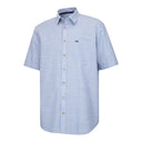 Hoggs of Fife Aberdour Short Sleeve Shirt - Plain Blue